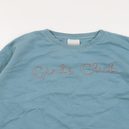 Colourful Rebel Womens Beige Cotton Pullover Sweatshirt Size M Pullover - Girls Club