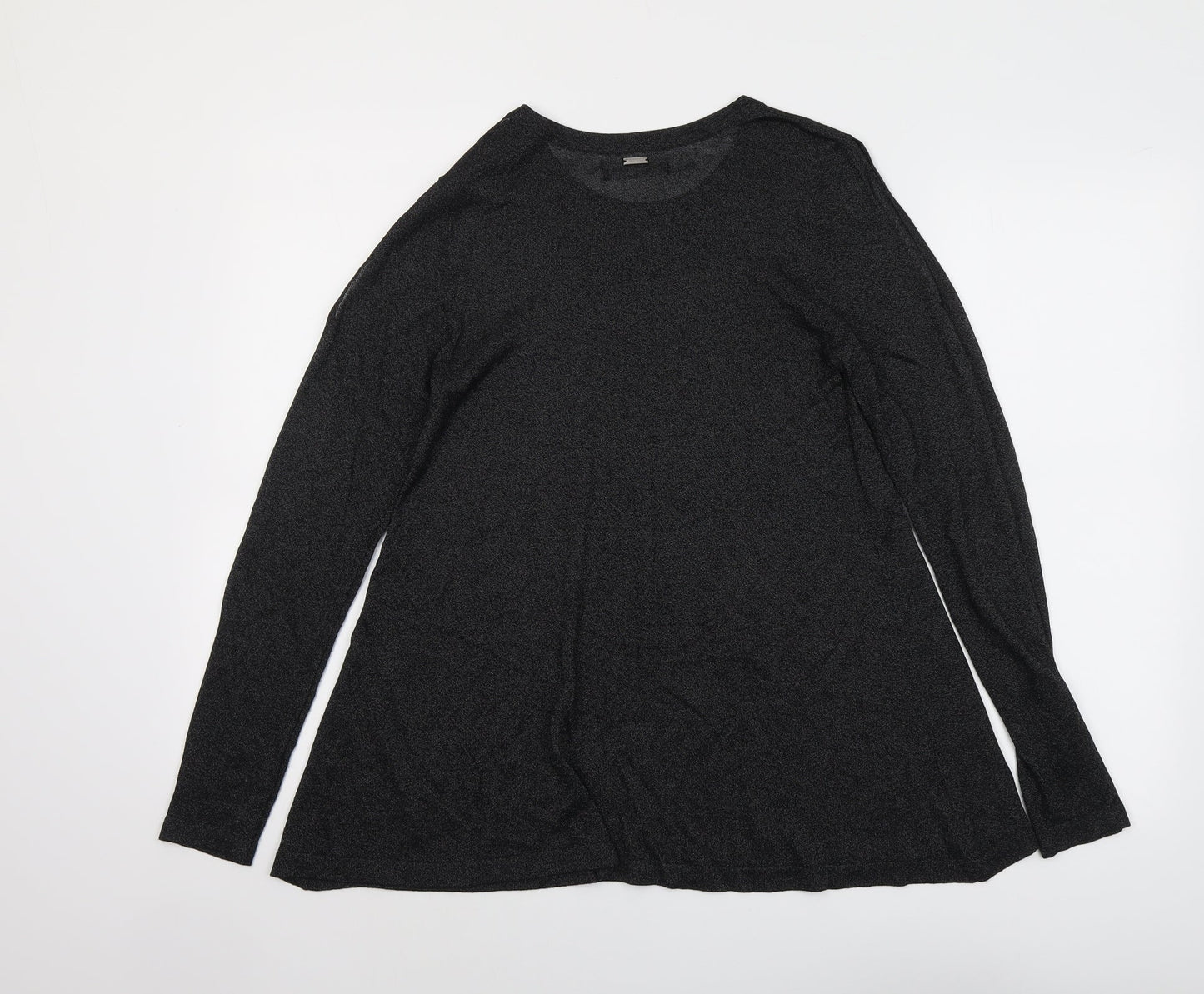 Womens UK Size XS Mohito Black Basic T-Shirt