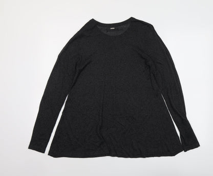 Womens UK Size XS Mohito Black Basic T-Shirt