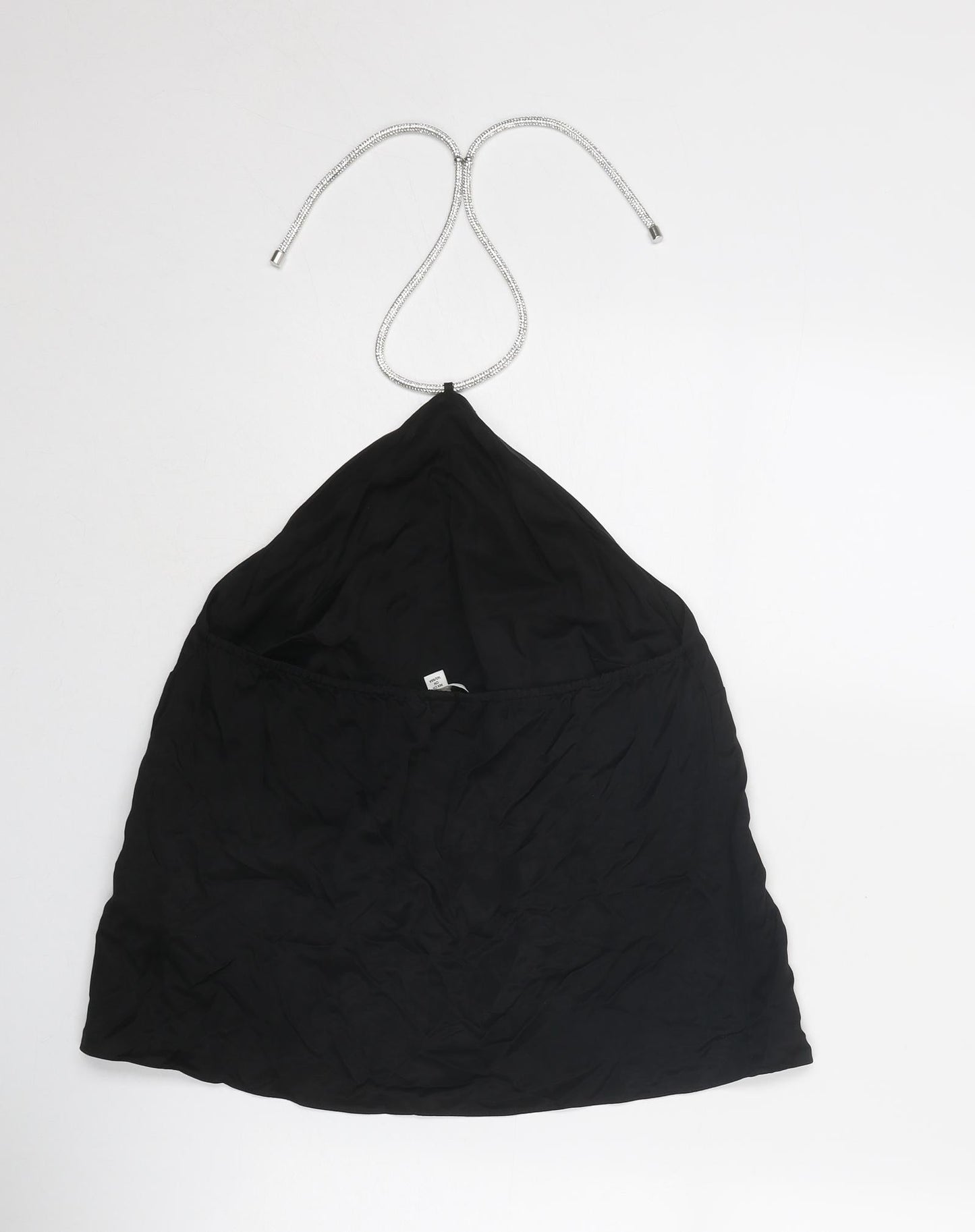 Womens UK Size S H&M Black Basic Blouse