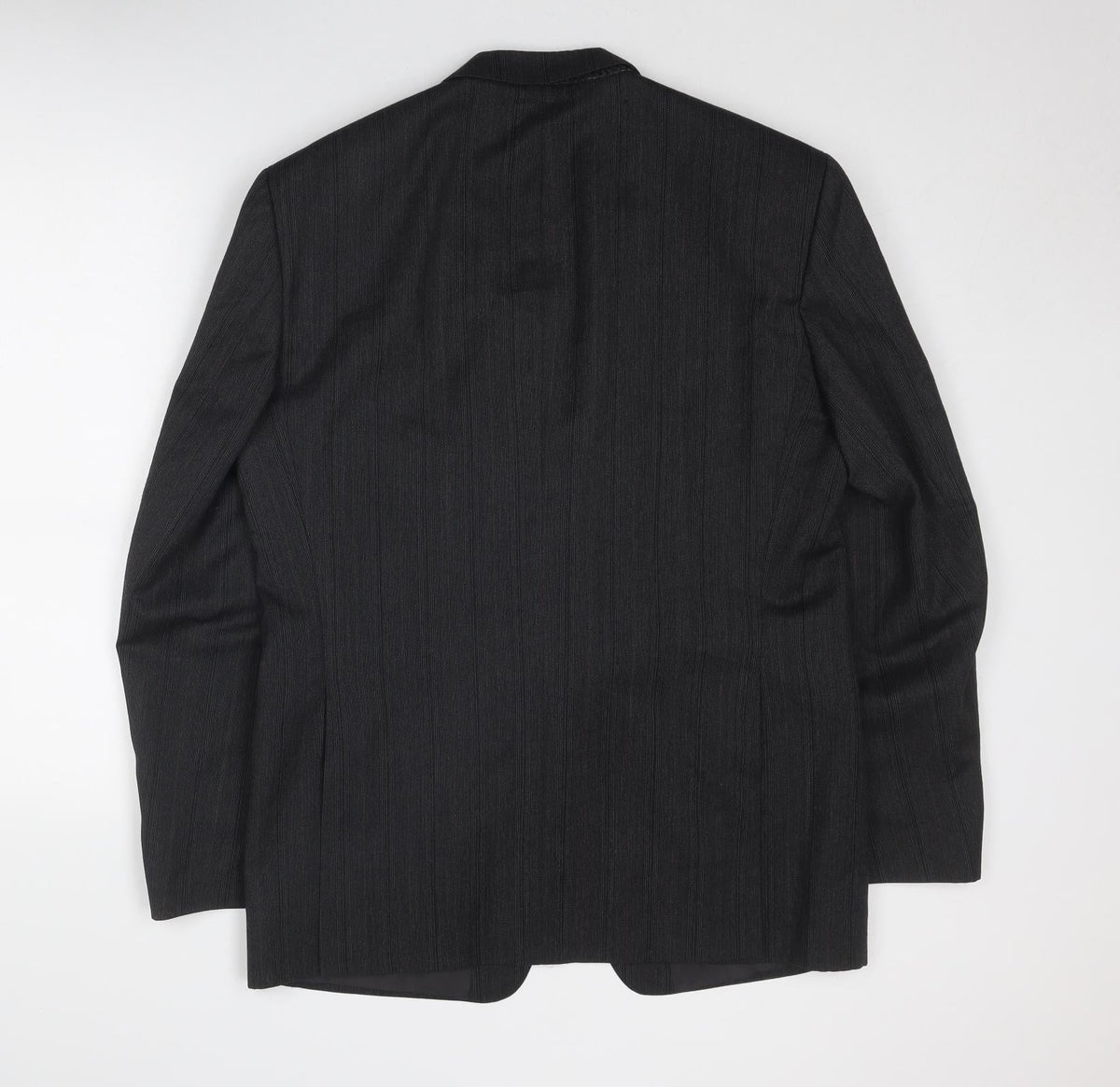 Leithauser Mens Grey Striped Wool Jacket Suit Jacket Size 42 Regular