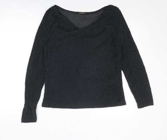 Womens UK Size 16 St Michael Black Basic Blouse