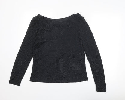 Womens UK Size 16 St Michael Black Basic Blouse