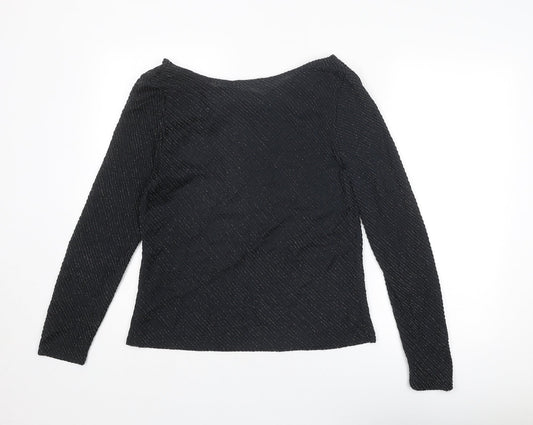 Womens UK Size 16 St Michael Black Basic Blouse