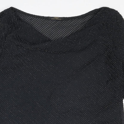 Womens UK Size 16 St Michael Black Basic Blouse