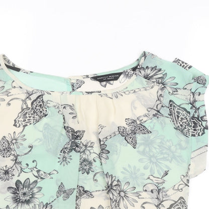 Womens UK Size 8 Dorothy Perkins Multicoloured Basic Blouse