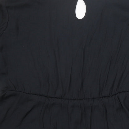 Womens UK Size 20 Marks and Spencer Black Basic Blouse