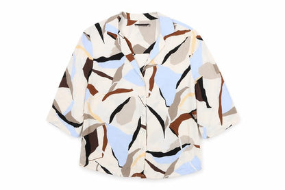 Womens UK Size 8 Marks and Spencer Multicoloured Basic Button-Up