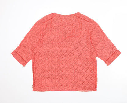 Womens UK Size 6 Scotch & Soda Red Basic Blouse