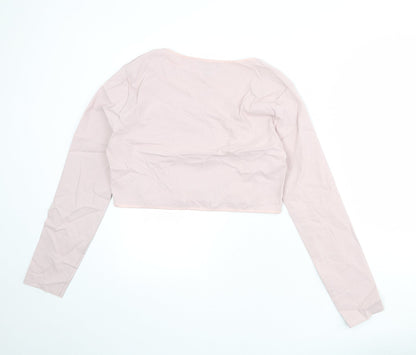 Womens UK Size 22 New Girl Order Pink Cropped Blouse
