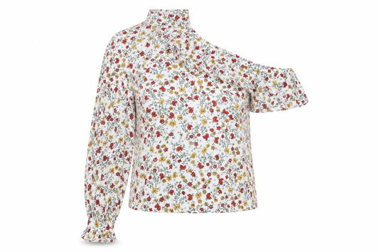Womens UK Size 14 New Look White Basic Blouse