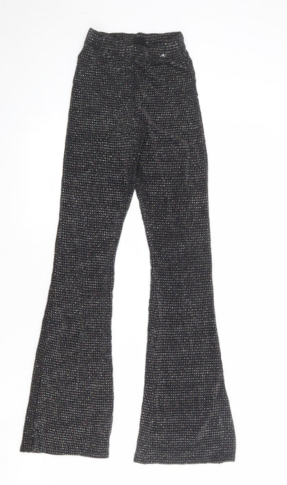 Urban Outfitters Womens Black Polyester Jogger Trousers Size 2XS Regular