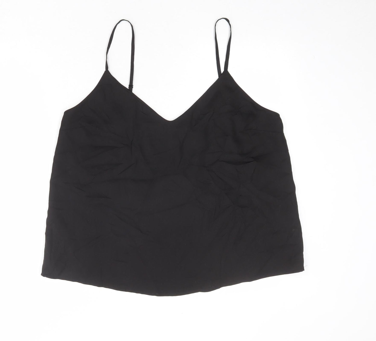 Womens UK Size 16 ASOS Black Camisole Tank