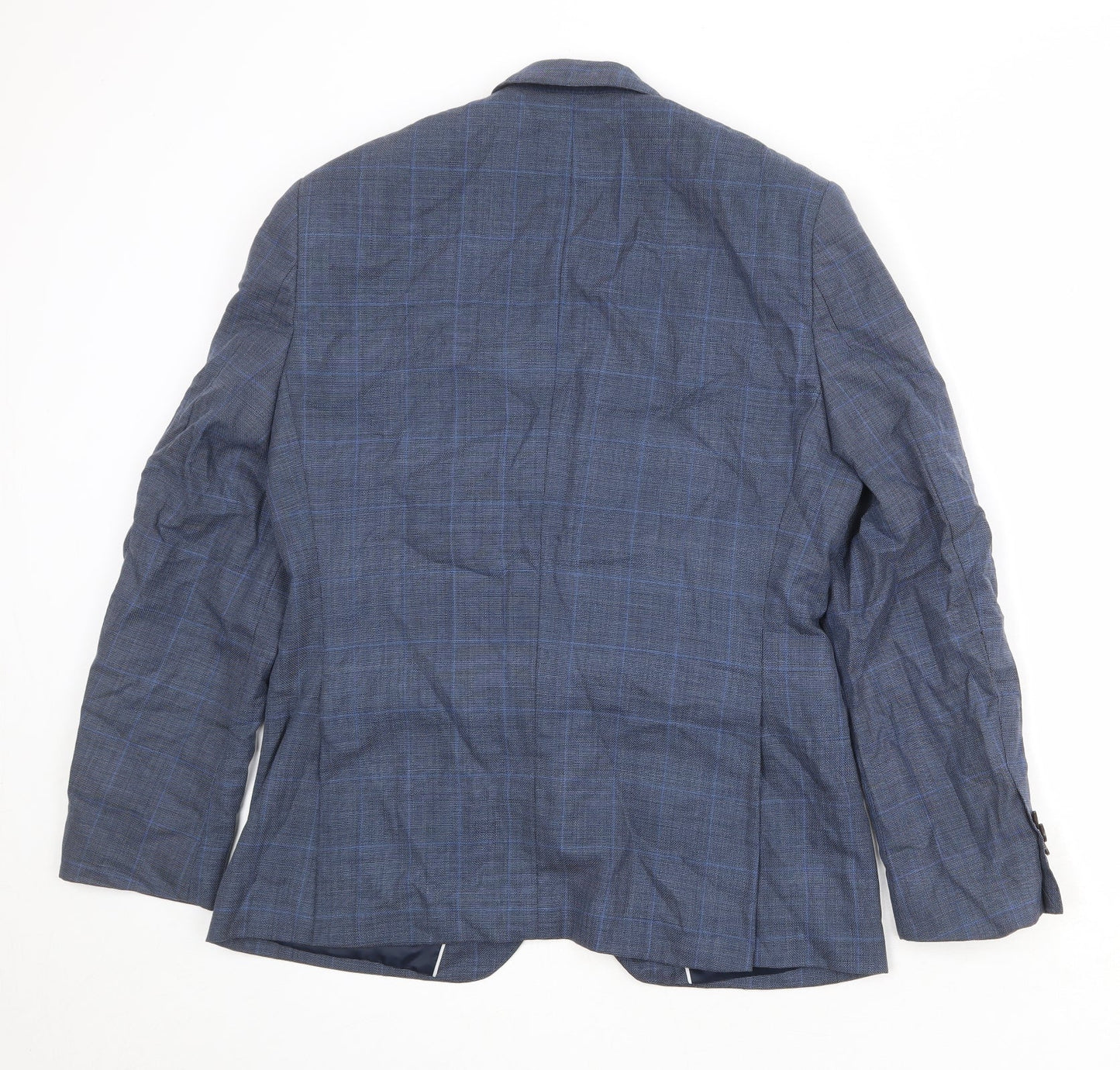 Mens UK Size 38 Burton Regular Blue Suit Jacket
