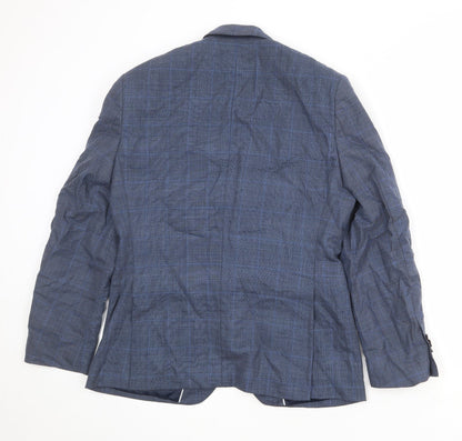 Mens UK Size 38 Burton Regular Blue Suit Jacket
