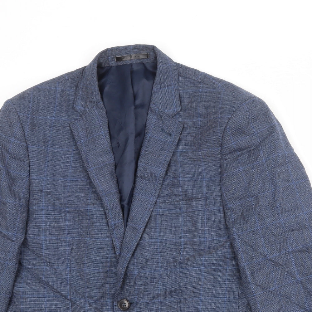 Mens UK Size 38 Burton Regular Blue Suit Jacket