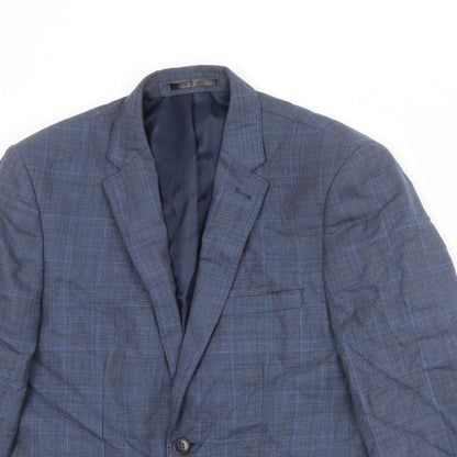 Mens UK Size 38 Burton Regular Blue Suit Jacket