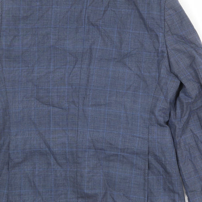 Mens UK Size 38 Burton Regular Blue Suit Jacket