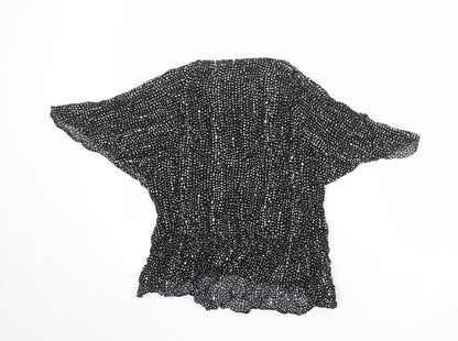 Womens UK Size 14 Marks and Spencer Black Basic Blouse