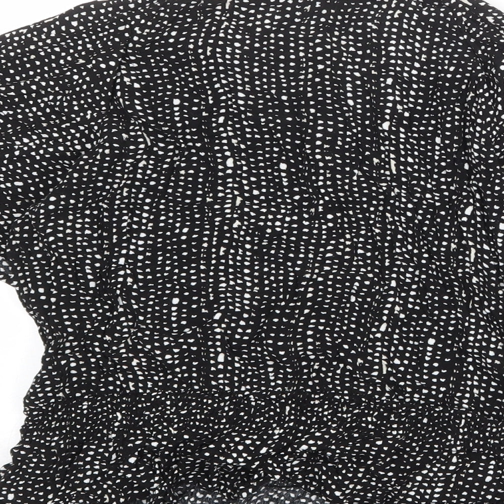 Womens UK Size 14 Marks and Spencer Black Basic Blouse