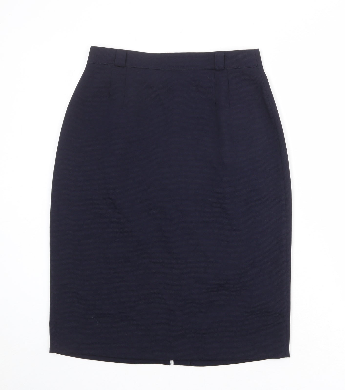 Gerry Weber Womens Blue Polyester Straight & Pencil Skirt Size 10 Zip