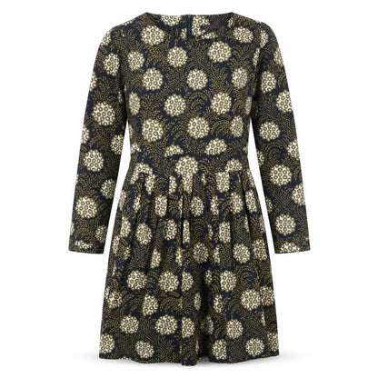 Tenki Womens Blue Geometric Polyester Sheath Size 12 Round Neck Zip