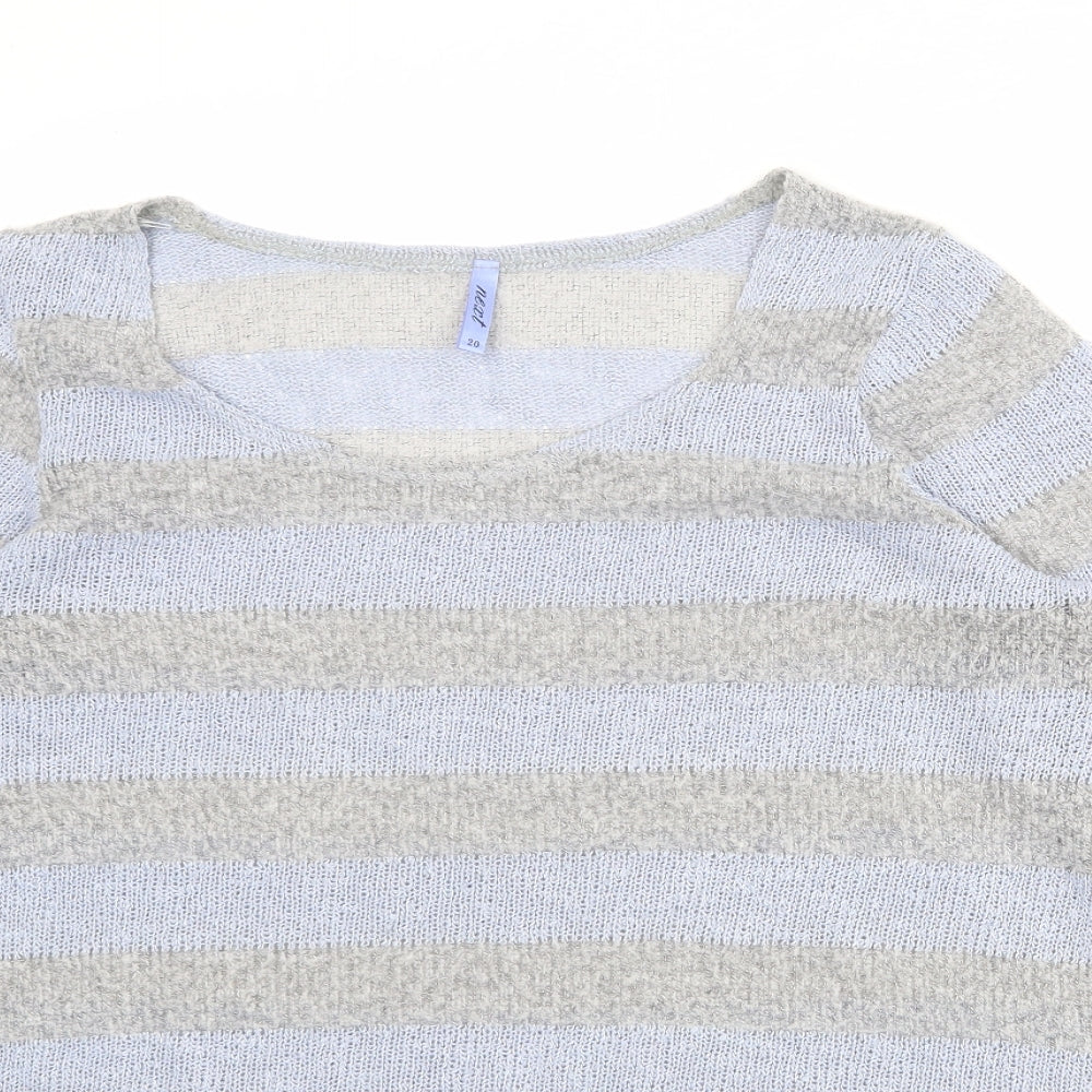 Womens UK Size 20 NEXT Blue Pullover Jumper