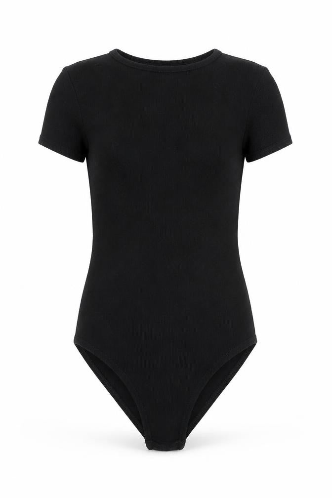 Womens UK Size 6 Miss Selfridge One-Piece Black Bodysuit
