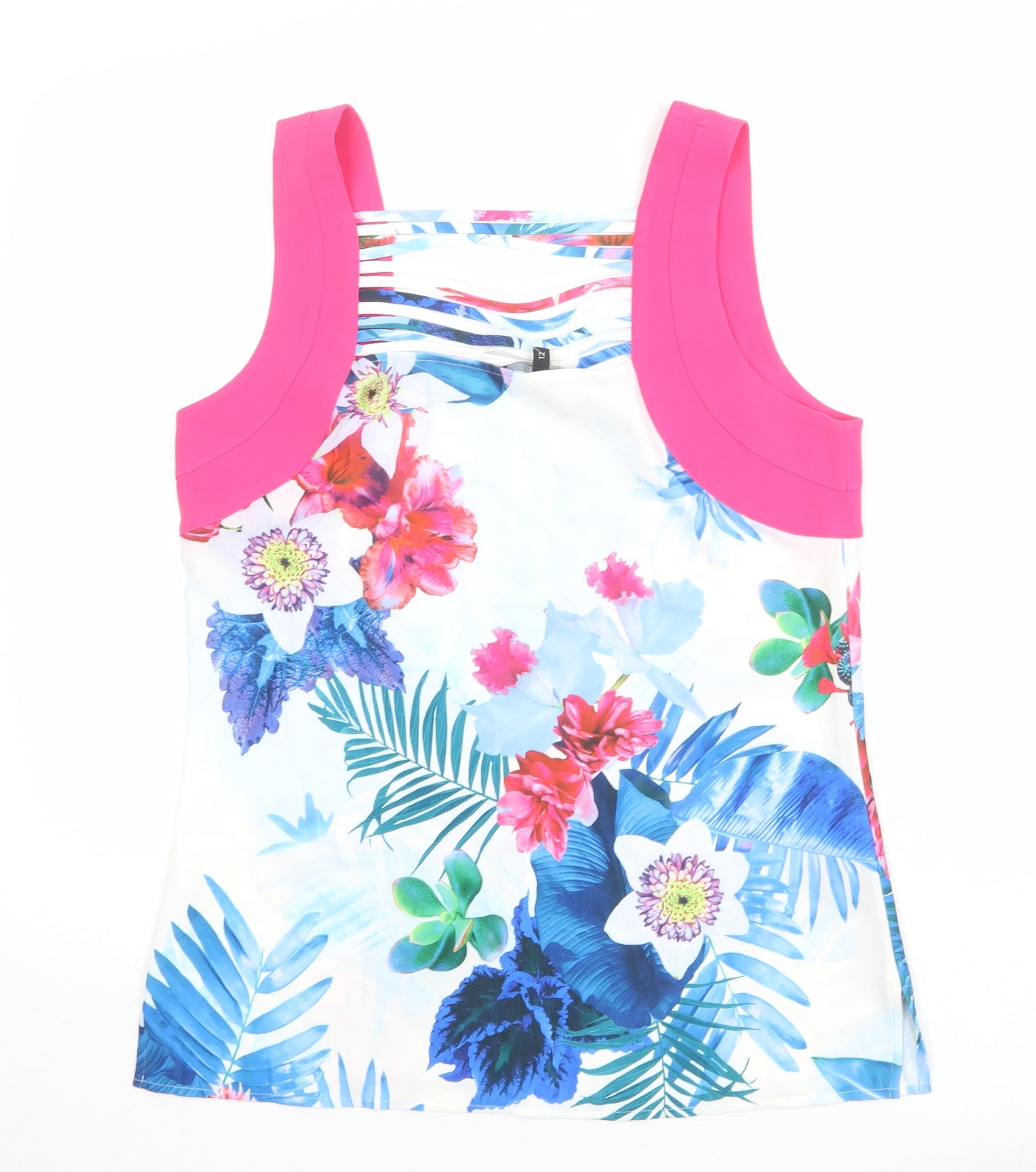 Womens UK Size 12 Julien Macdonald Multicoloured Basic Tank
