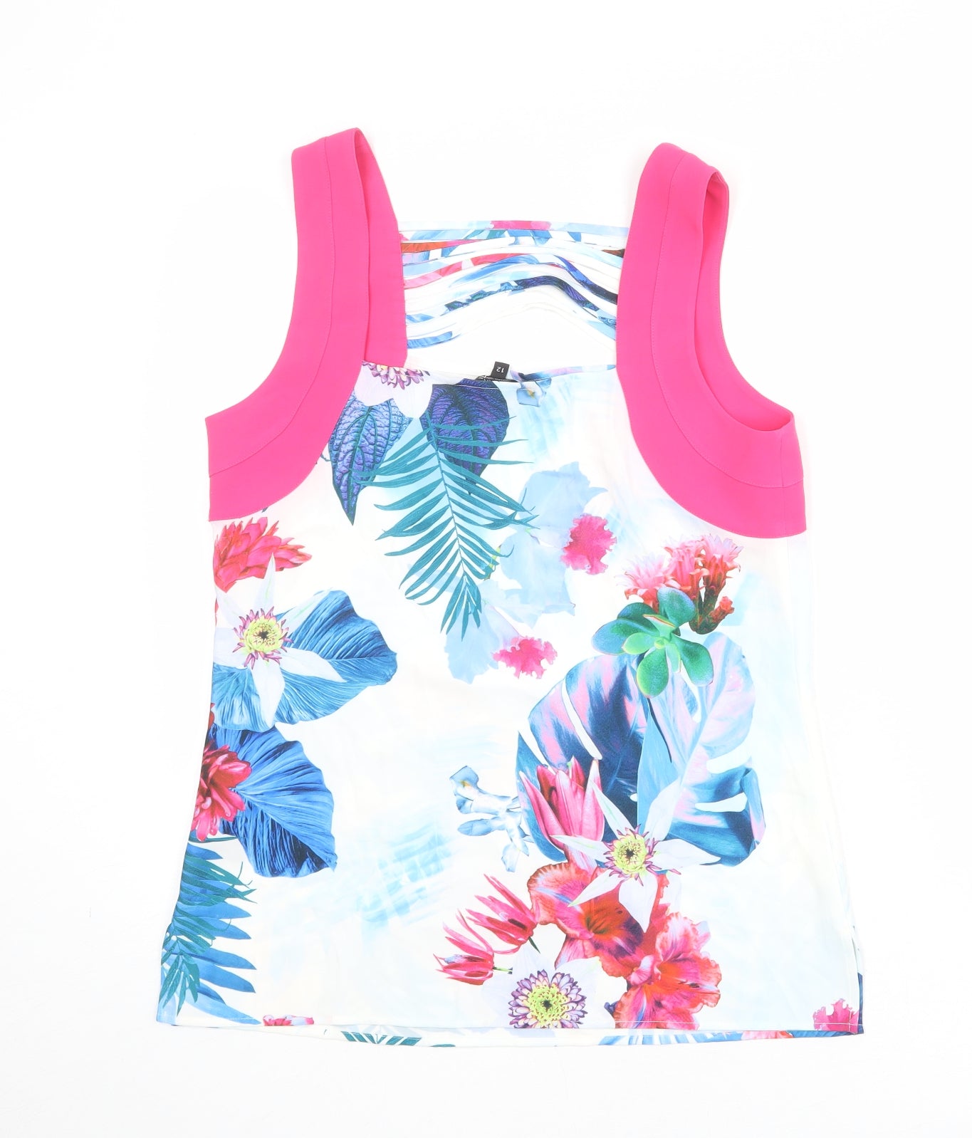 Womens UK Size 12 Julien Macdonald Multicoloured Basic Tank