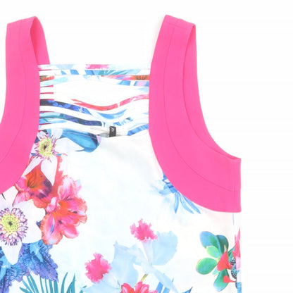 Womens UK Size 12 Julien Macdonald Multicoloured Basic Tank