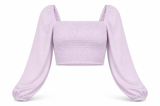 Divided by H&M Womens Purple Polyester Cropped Tank Size XS Square Neck