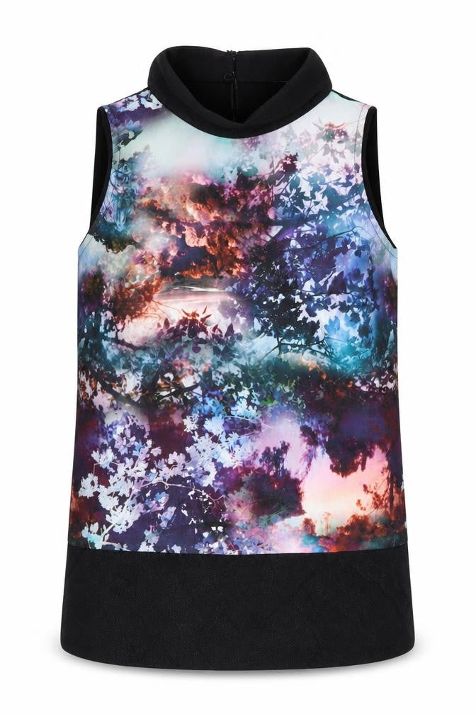 Womens UK Size 6 Coast Multicoloured Basic Tank