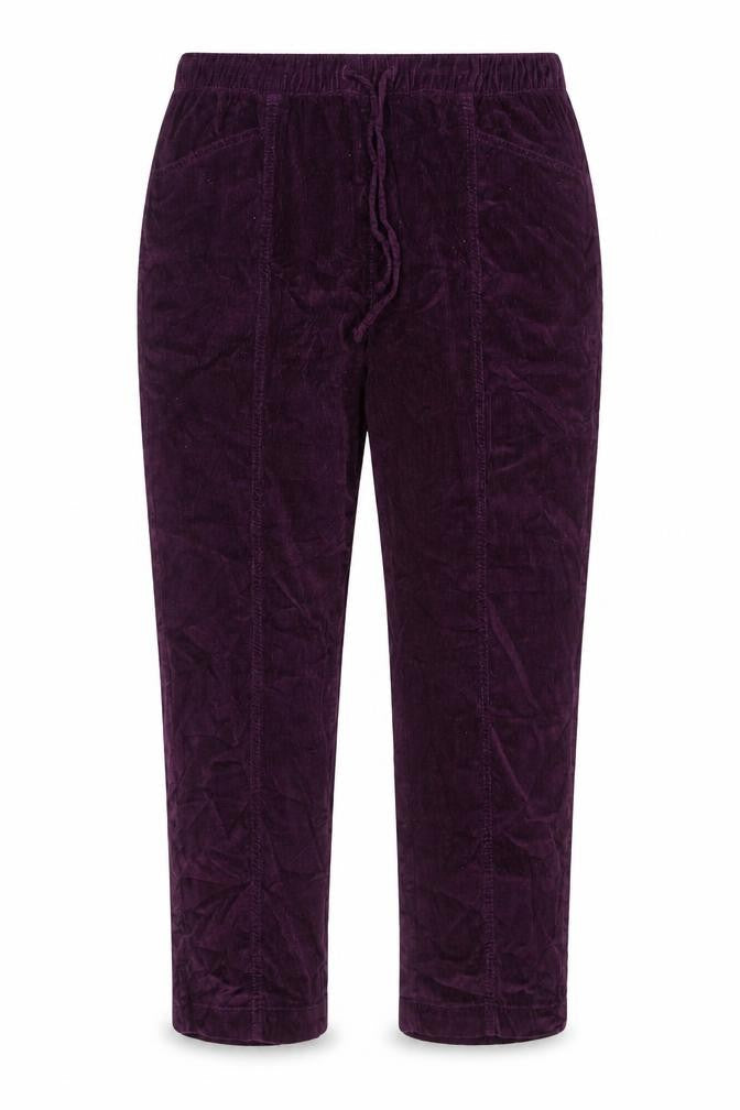 Womens UK Size 34 in EWM Regular Fit Jogger Purple Trousers