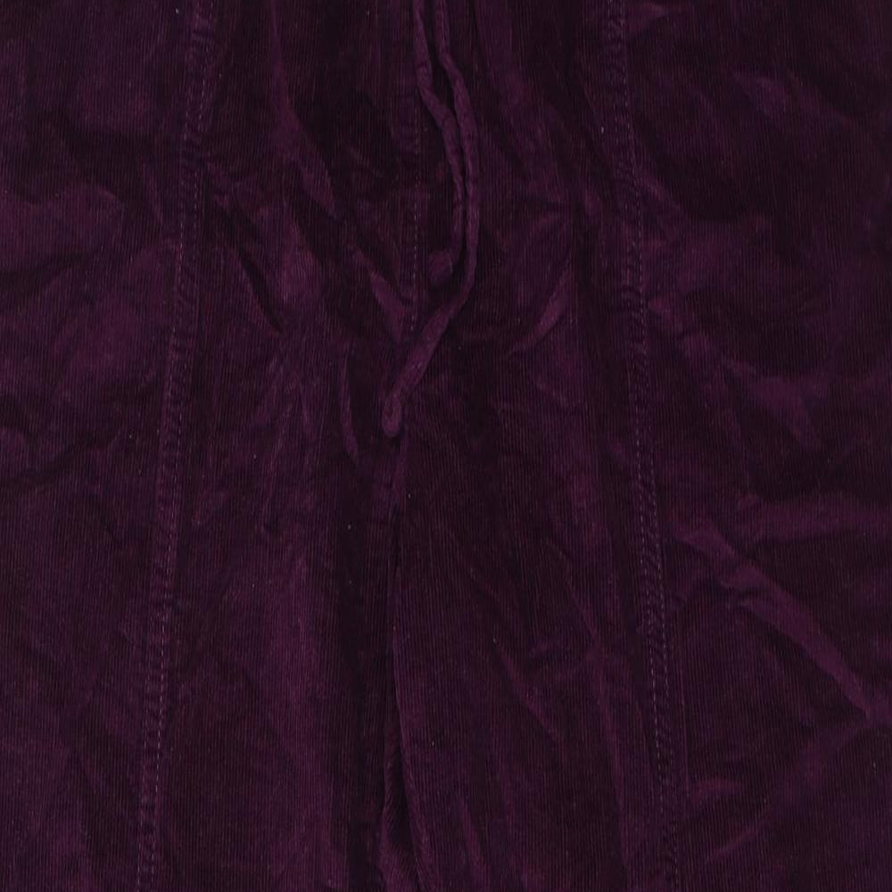 Womens UK Size 34 in EWM Regular Fit Jogger Purple Trousers