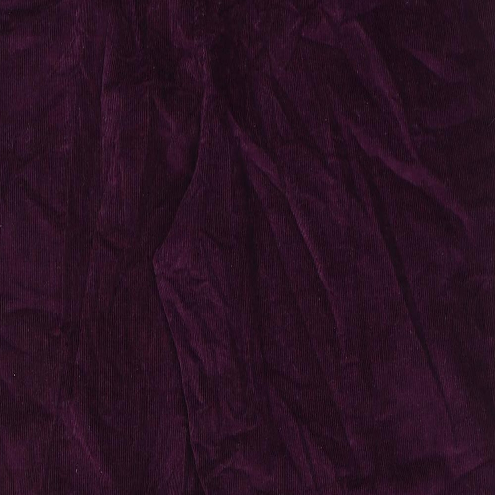 Womens UK Size 34 in EWM Regular Fit Jogger Purple Trousers