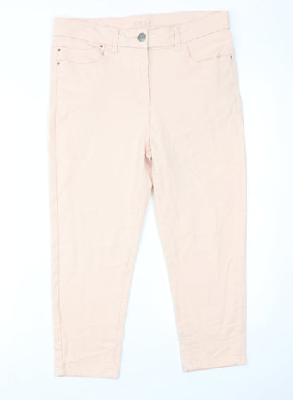 Womens UK Size 30 in Marks and Spencer Regular Fit Tapered Pink Jeans