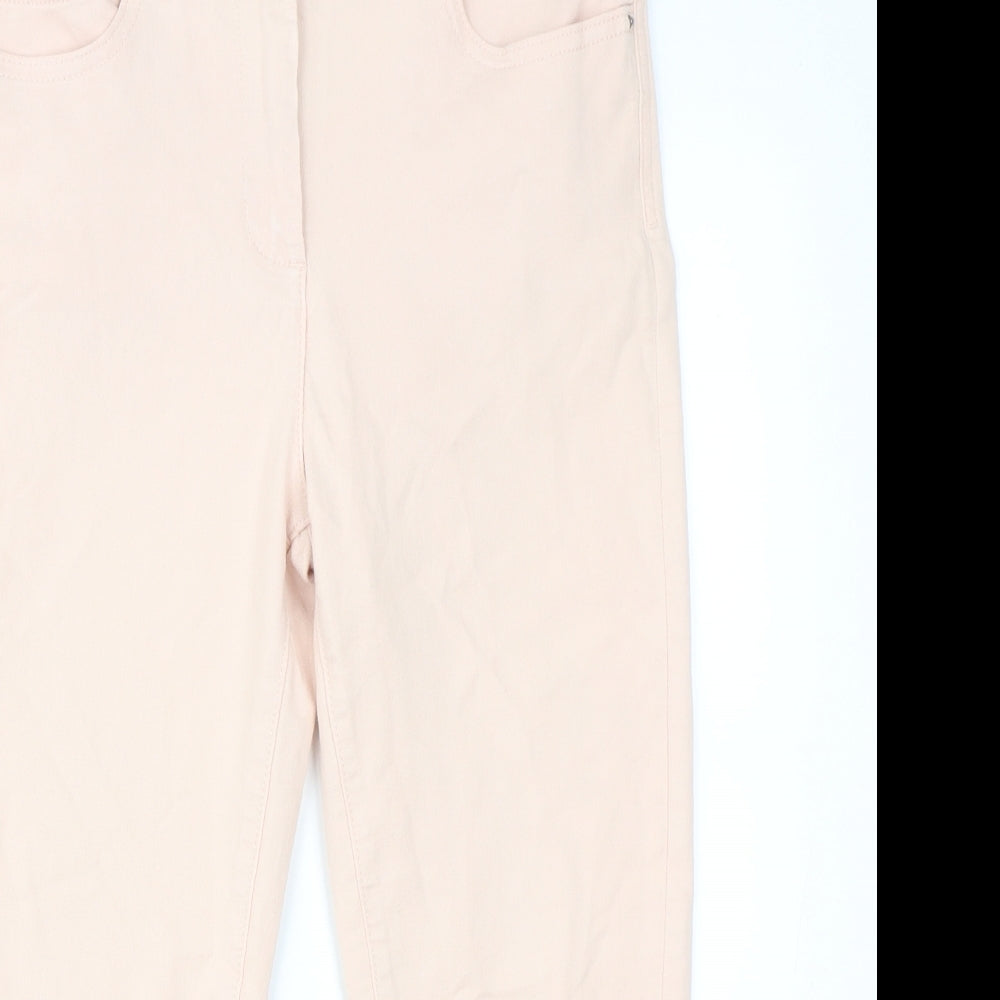 Womens UK Size 30 in Marks and Spencer Regular Fit Tapered Pink Jeans