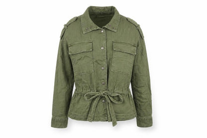 Marks & Spencer Womens Green Jacket Size 10 Button
