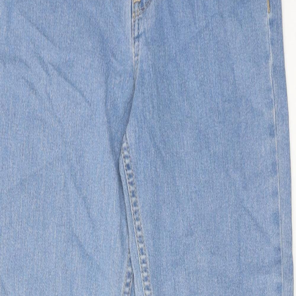 Womens UK Size 28 in H&M Regular Fit Skinny Blue Jeans