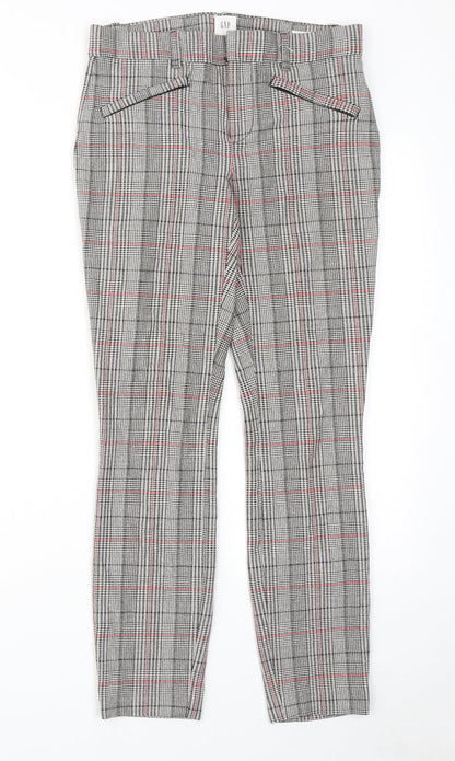 Womens UK Size 4 Gap Regular Fit  Grey Trousers