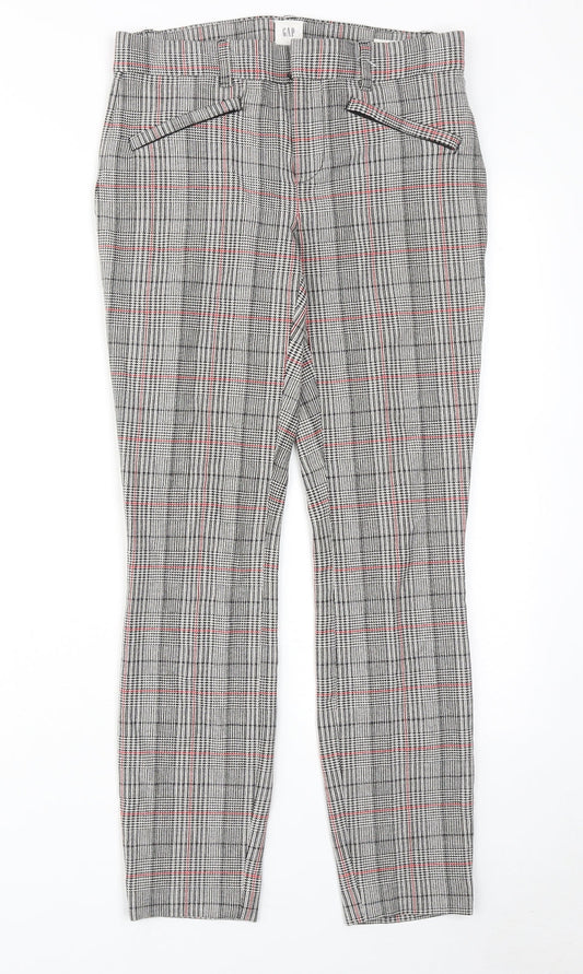 Womens UK Size 4 Gap Regular Fit  Grey Trousers