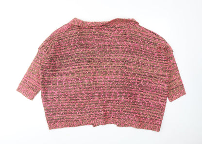Womens UK Size S Sweewë Pink Cardigan Jumper