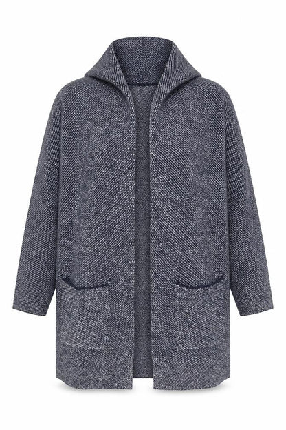 Centigrade Womens Blue V-Neck Acrylic Cardigan Jumper Size S