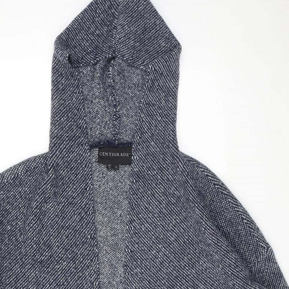 Centigrade Womens Blue V-Neck Acrylic Cardigan Jumper Size S
