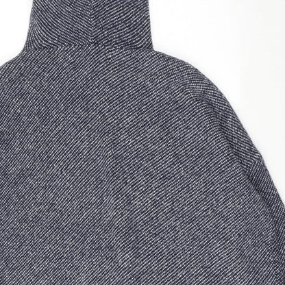 Centigrade Womens Blue V-Neck Acrylic Cardigan Jumper Size S