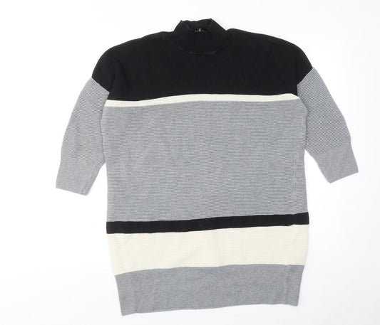 Womens UK Size 12 River Island Grey Pullover Jumper