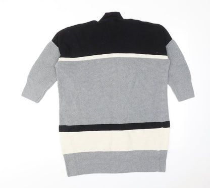 Womens UK Size 12 River Island Grey Pullover Jumper