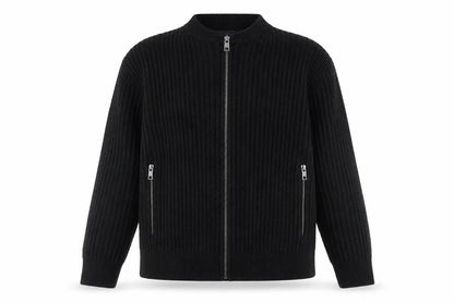 Womens UK Size M Marks and Spencer Black Full Zip Jumper