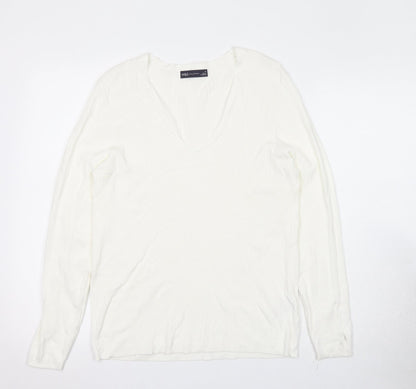 Womens UK Size 18 Marks and Spencer Ivory Pullover Jumper